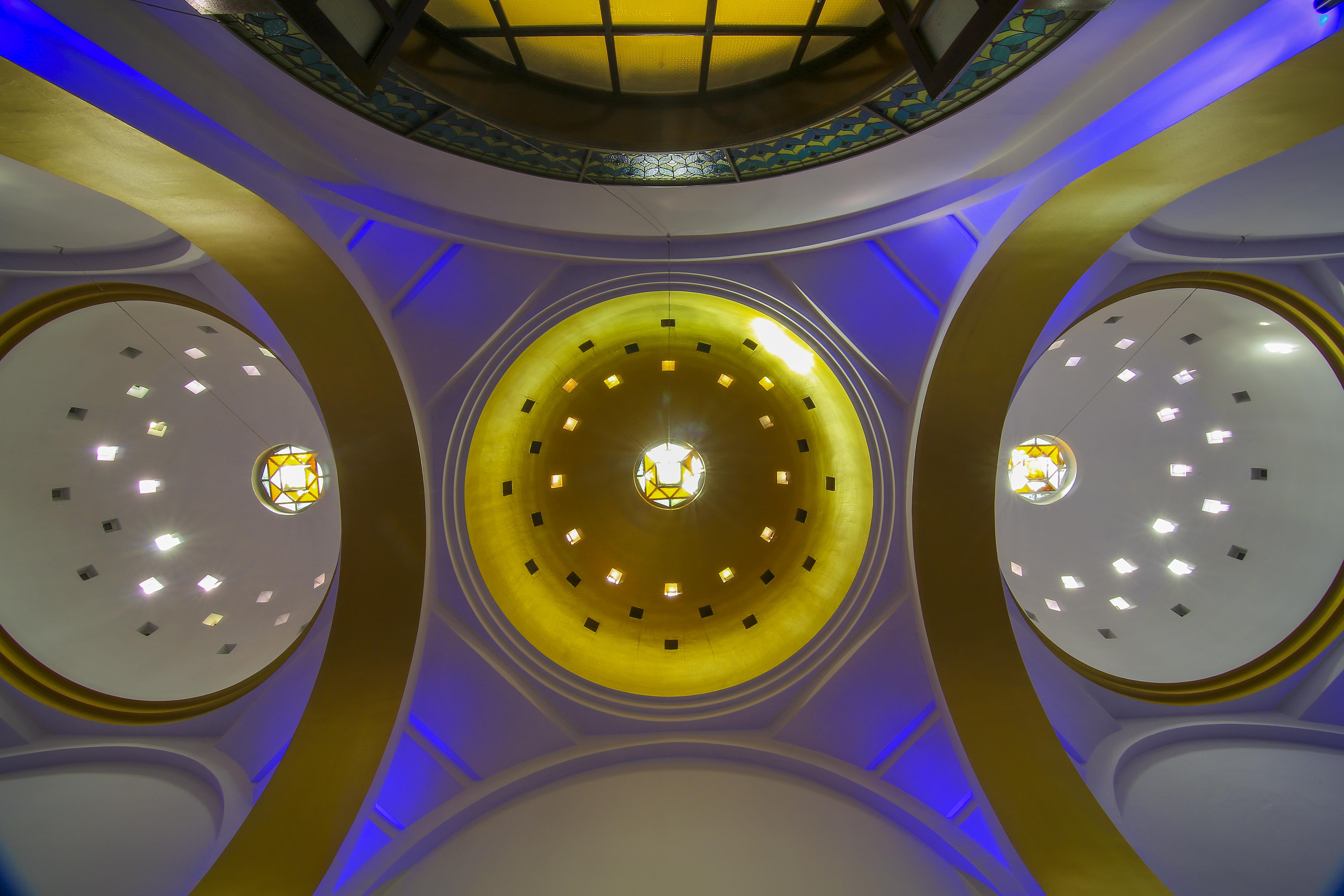 ホテル Bb チェリキ パレス ブルサ エクステリア 写真 The ceiling of the main hall